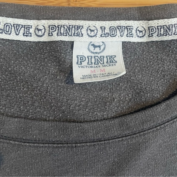 VS PINK Gray Sweatshirt - Picture 4 of 7